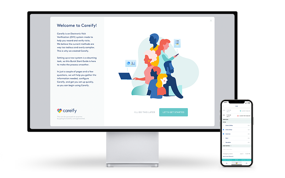Careify product mockup image